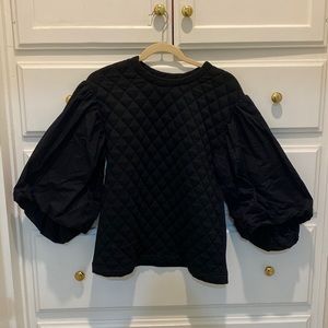 Black Zara Puffy Shirt